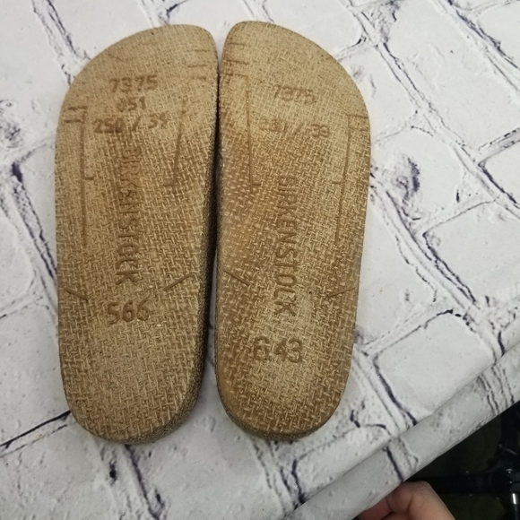 Birkenstock Zermatt wool shearling slippers clogs in oatmeal sold out htf - Picture 13 of 13